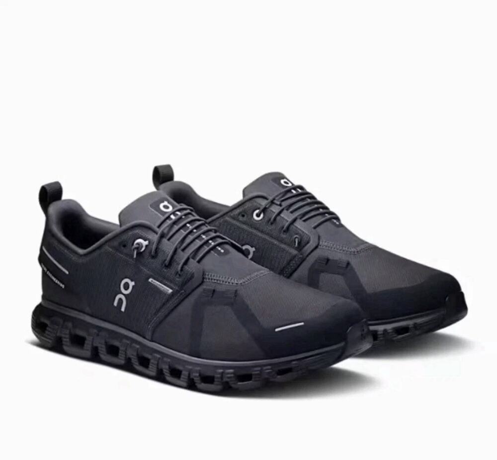 On Cloud 6 Men's Low Top Lace-Up Sneakers Triple Black 3MF10071043